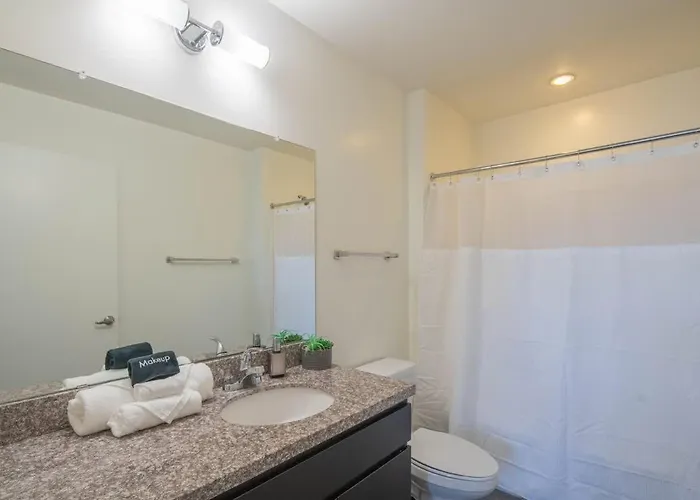 Posh 2bd - Dt - Gym, Pool, Parking -sleep 8 Apartment