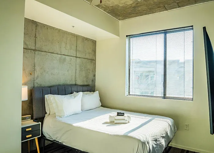 Apartment Posh 2bd - Dt - Gym, Pool, Parking -sleep 8